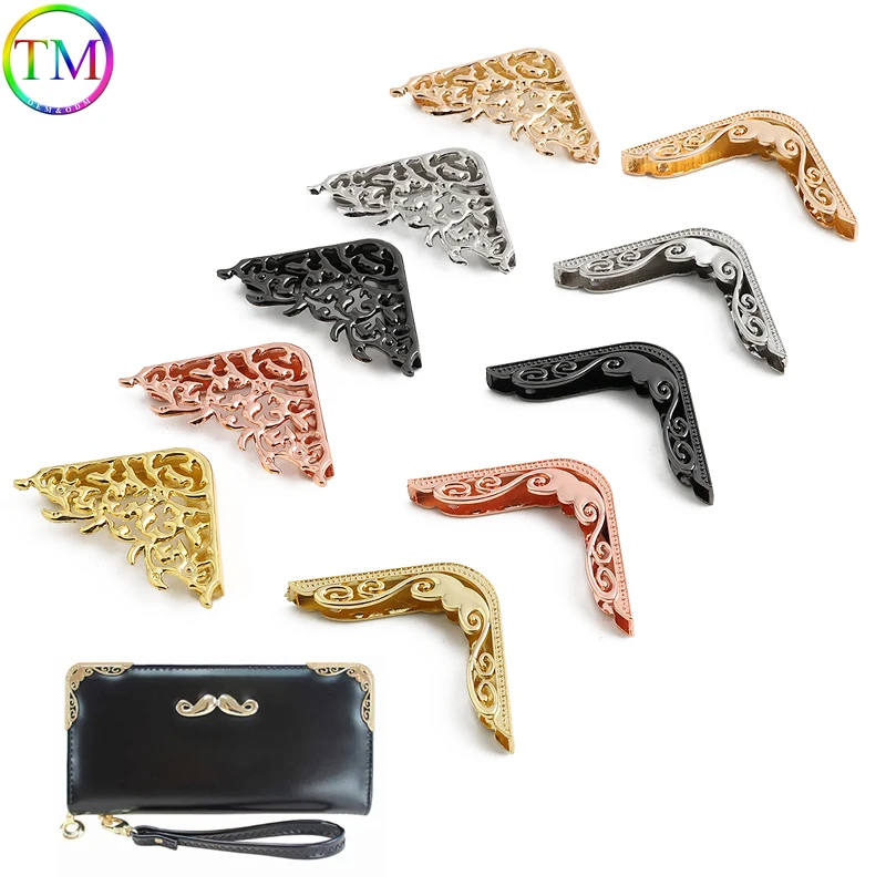 

2/10/30 шт., угловые металлические пряжки для краев сумки, защитный декор с краями сумки, застежка для сумок, фурнитура, аксессуары