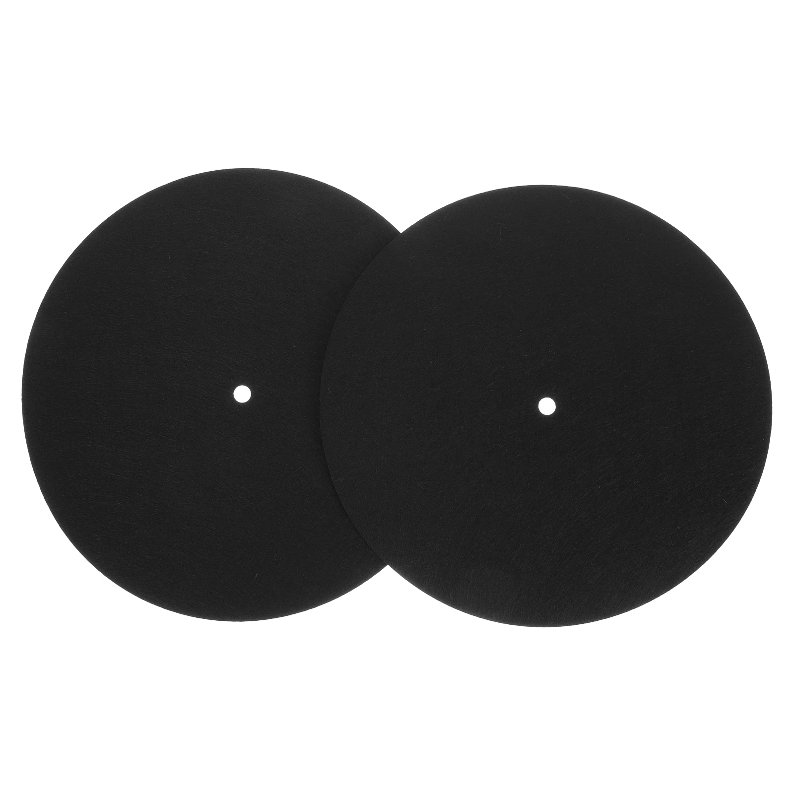 

2pcs Vinyl Record Protective Mat 20cm Diameter 3mm Thick Anti Slip Turntable Pad for Phonograph Reduces Vibration Scratch