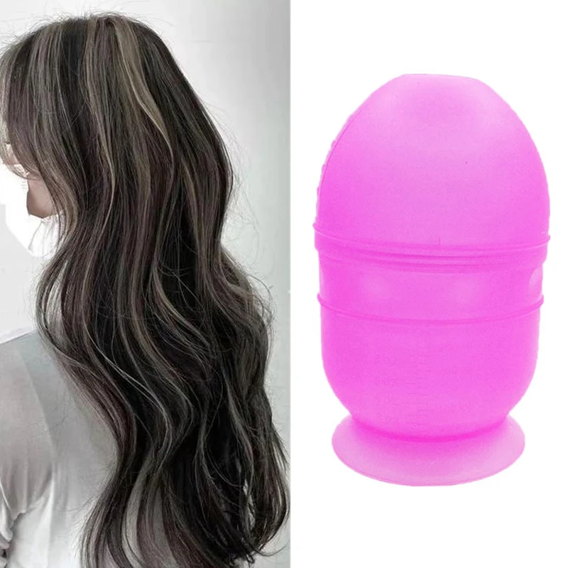 1pc cabelo morrendo cor copo creme de cabelo matiz shaker misturador copo com escala de medição coloração ferramentas estilo cabeleireiro