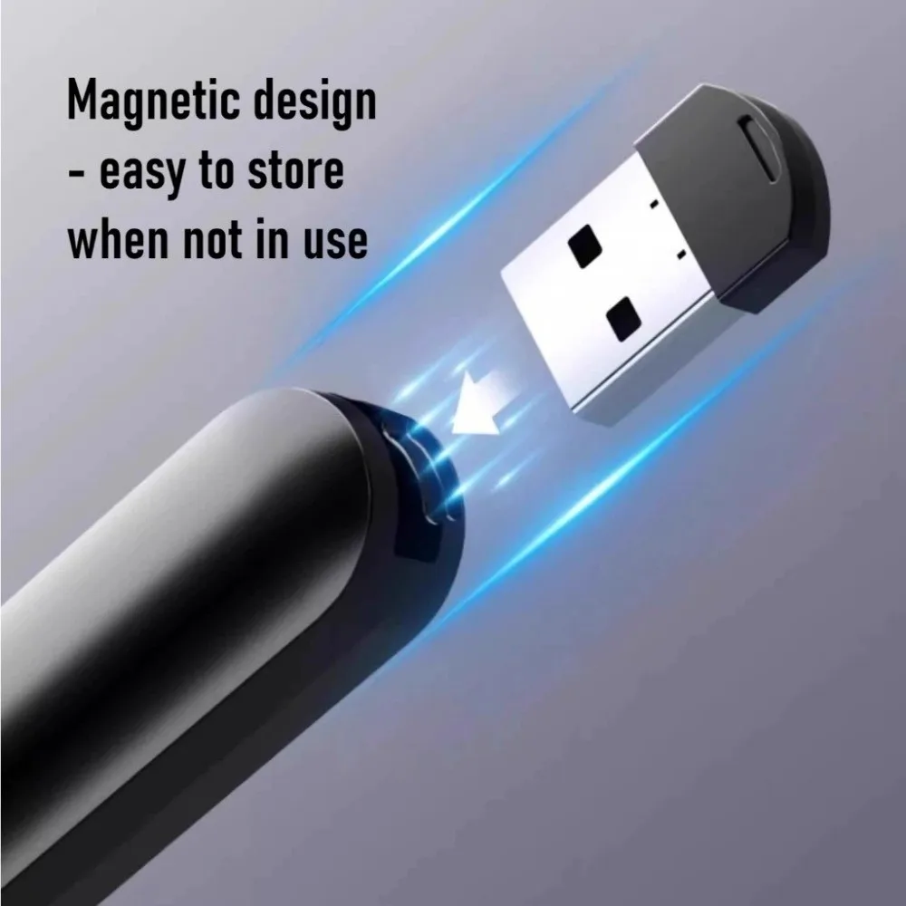 2.4 جيجا هرتز عرض لاسلكي الفرس Hyperlink الأشعة تحت الحمراء عن بعد PPT ليزر الوجه القلم الضوء الأحمر ABS مقدم تحكم عن بعد #3