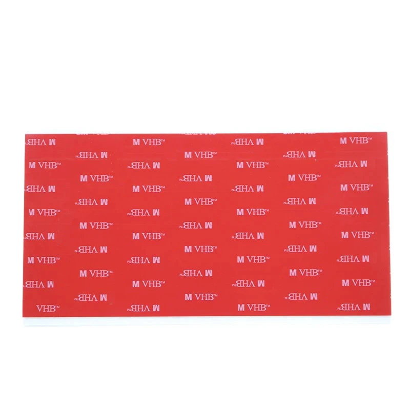 10 hojas de papelería de oficina de doble cara, cinta adhesiva de doble cara gris de 100x200 Mm, espuma acrílica para joyería de coche