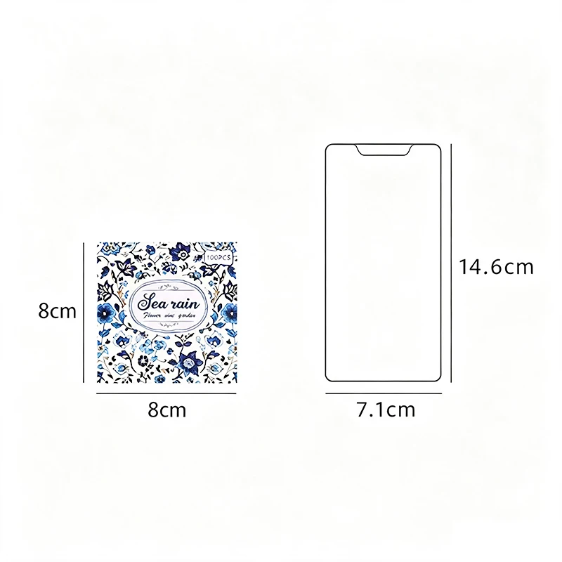 Mr. Paper 100pcs Paper Multi Style Deco Retro Stationery Supplies Writing Paper Junk Journal Label Scrapbooking Material Supplie view 6