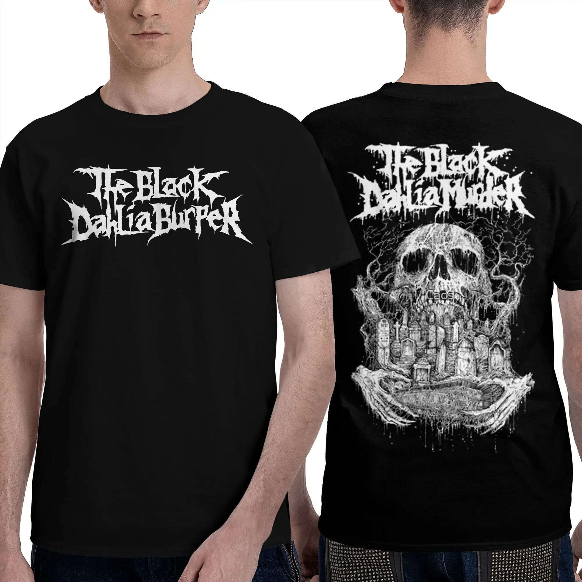 

THE BLACK DAHLIA MURDER Band T-Shirt Hip Hop T-Shirts Short Sleeve Streetwear Tops Summer Cotton O-Neck Oversize Clothes