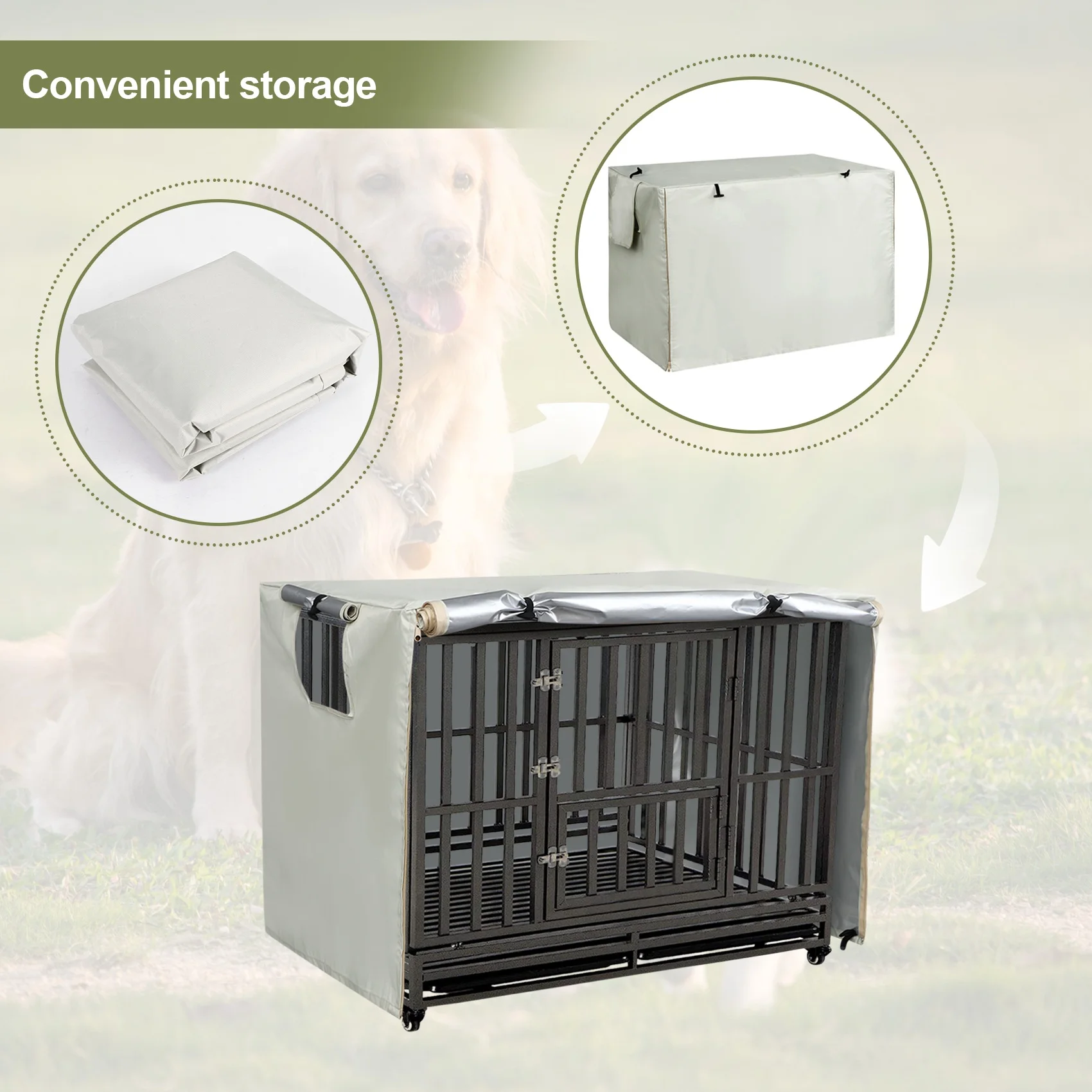 H-W Dog Crate Cover… - image