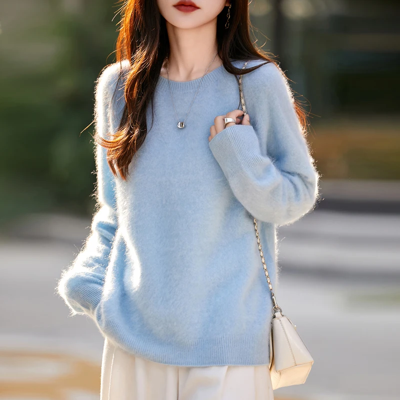 Свитер из матовой 100% шерсти |   15-цветная палитра Майяр |   Густой и уютный |   Осень-зима Основы