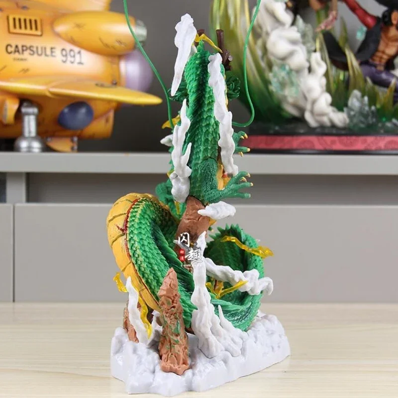 22cm Yoyo Dragon Ball Shenlong e Little Goku Wishing Dragon Model Statue Figure Animation periferiche ornamenti stampo regalo giocattolo