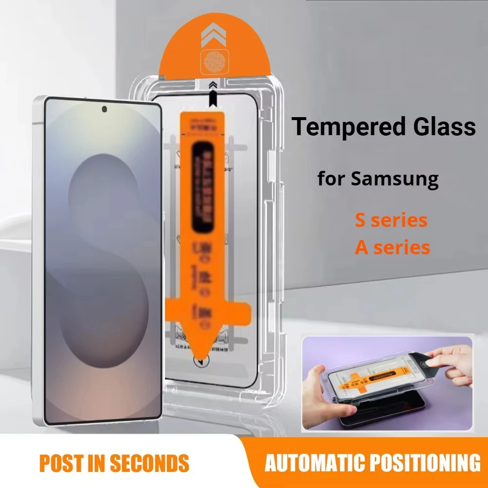 Screen Protector for Samsung S26 Ultra S25 S24 S23 S22 FE S20 Tempered Glass for Galaxy A57 A56 A37 A36 A07 A17 A06 A16 A26 Film