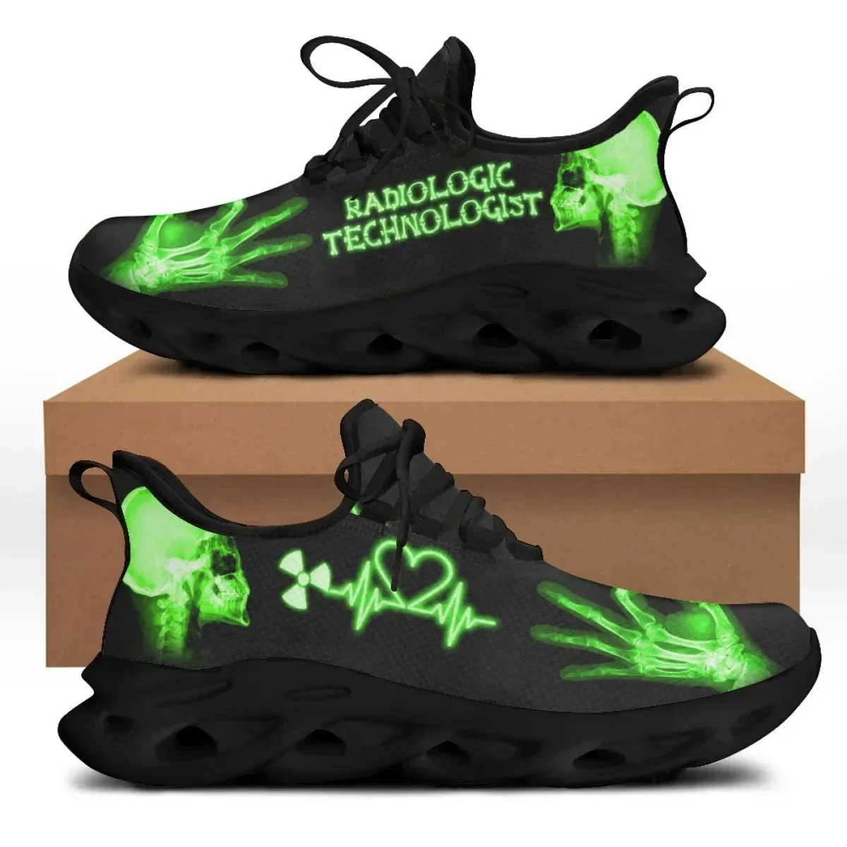 

Spring Flats Men Shoes Cool Lightting Skull Design Casual Men's Sneakers Summer Boys Lace-up Walking Footwear Zapatillas