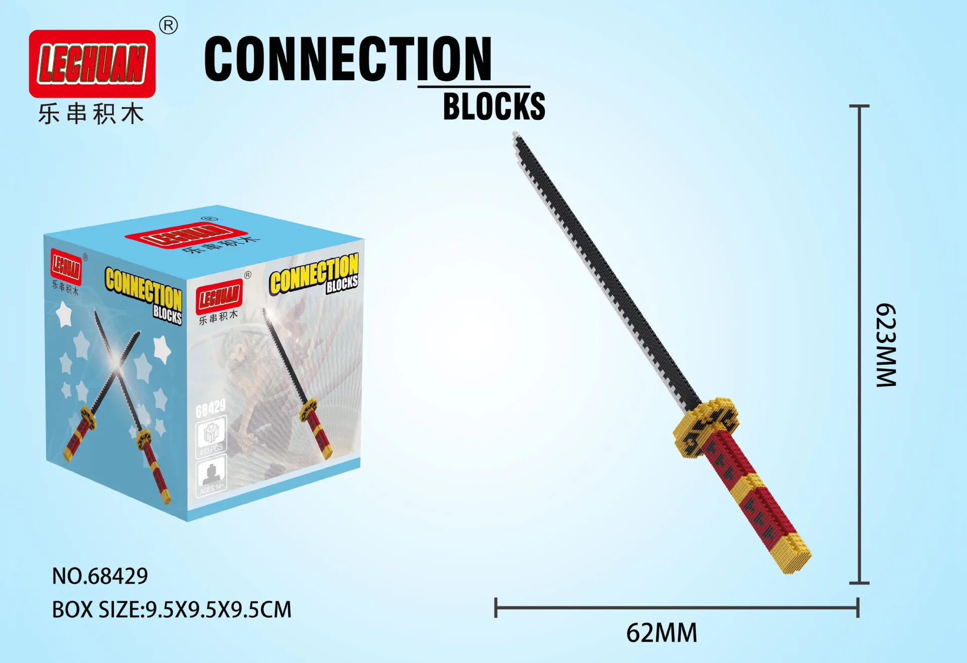 Anime Speelgoed Samurai Zwaard Micro Connectie Bouwstenen Anime Yamato Nichirin Messen Stenen Model Verzamel Ornamenten Cadeau voor Volwassenen