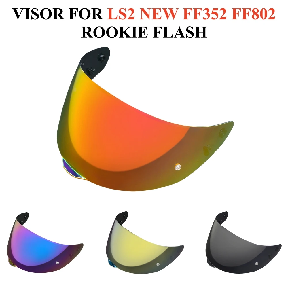 

Motorcycles Helmet Visor Lens for LS2 FF352 FF802 New-Style Anti UV Durable High-Clarity ROOKIE FLASH Casco Moto Accessories