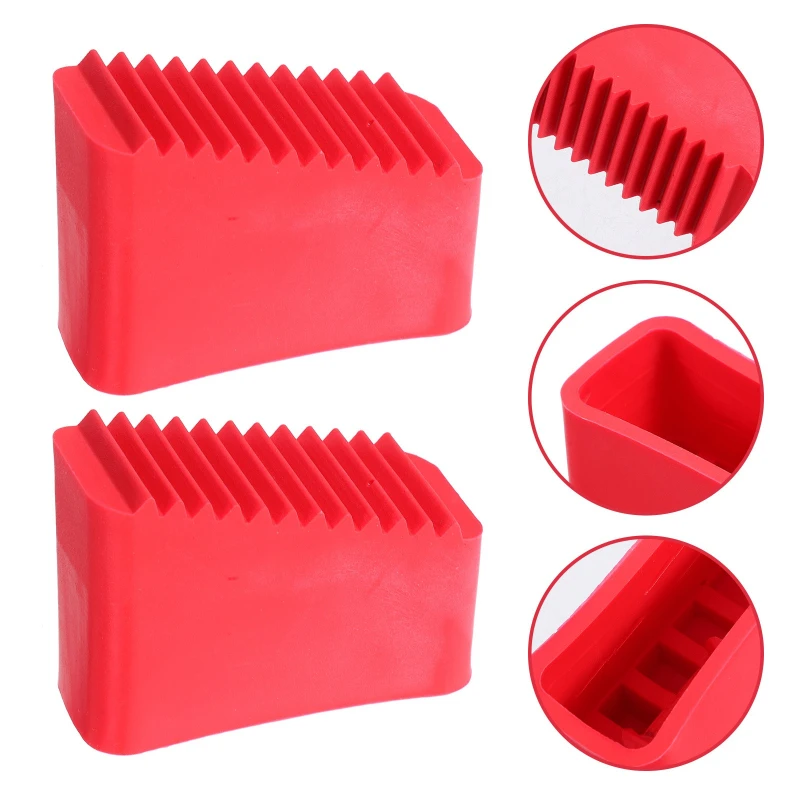 2/4Pcs Telescoping Ladder Covers Pads Non Step Extension Replacement Clamps Caps Mat Protector Parts Ladder Feet Pads