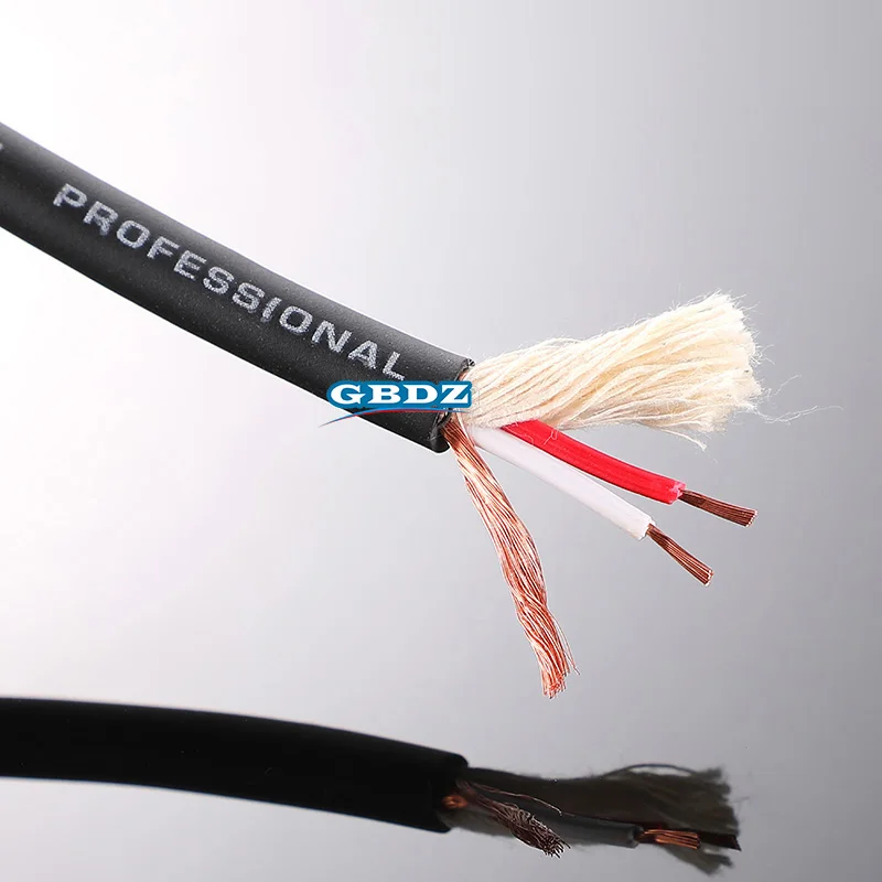 1-20m RVP1E 2x 0.3 Square 2-core Wrapped Shielded Color Microphone Cable Super Soft HiFi Audio Speaker Cable Balanced