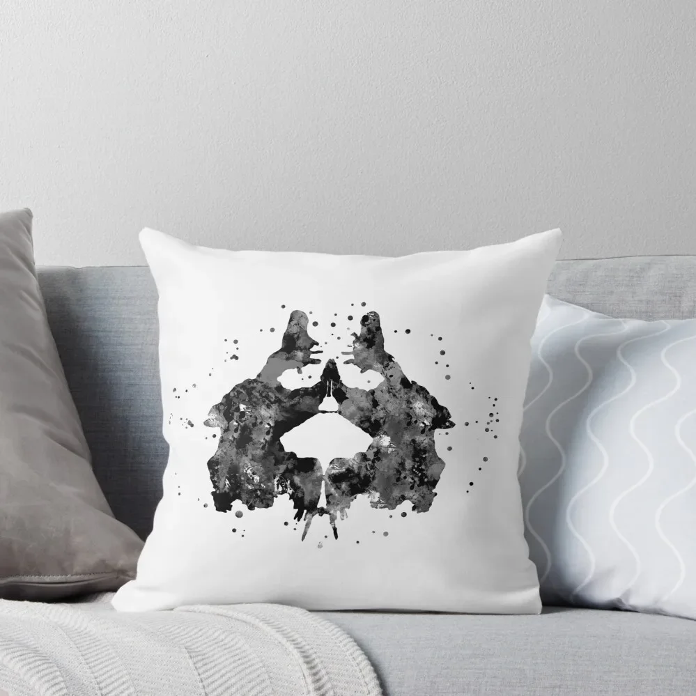 Rorschach, Rorschach inkblot test,card 2 Throw Pillow Decorative Pillow Covers For Sofa autumn decoration Cushions pillow