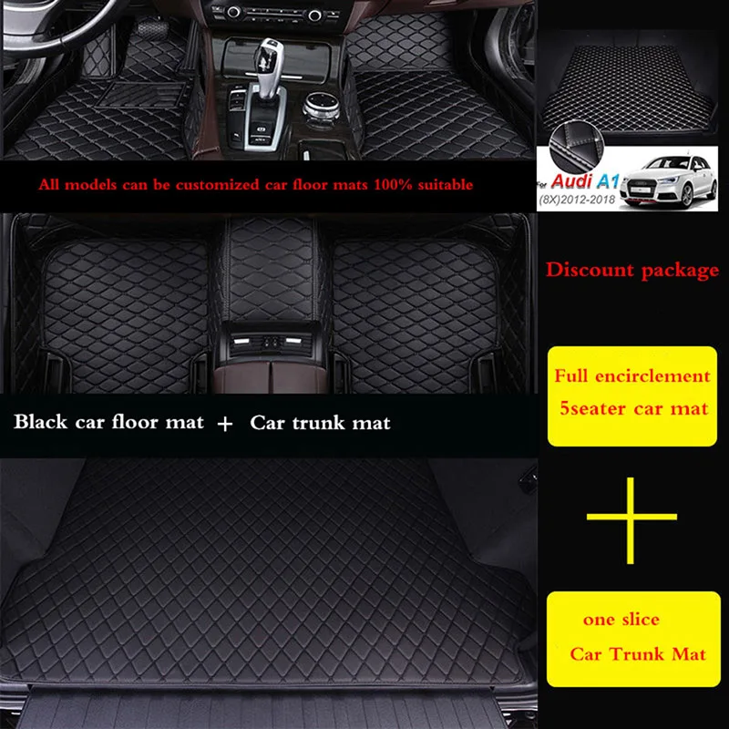 WZBWZX Custom Car Floor Mat Trunk Mats 100％ For Genesis GV70 GV80 GV90 Waterproof And Wear-resistant Auto Accessories