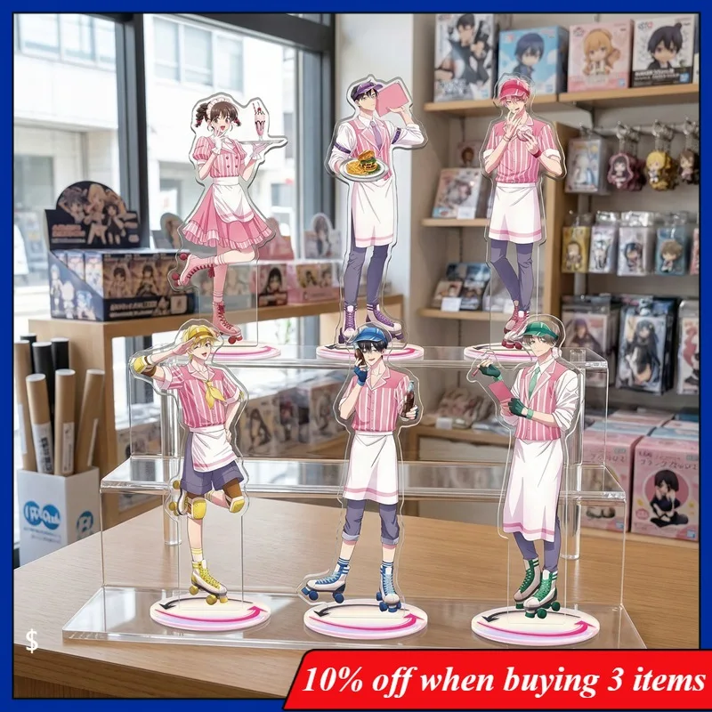 

Anime Peripherals Ouri Sakaguchi Figure Acrylic Stand Keito Tachibana Figurine Standing Plate Decoration Collection Toys Gifts