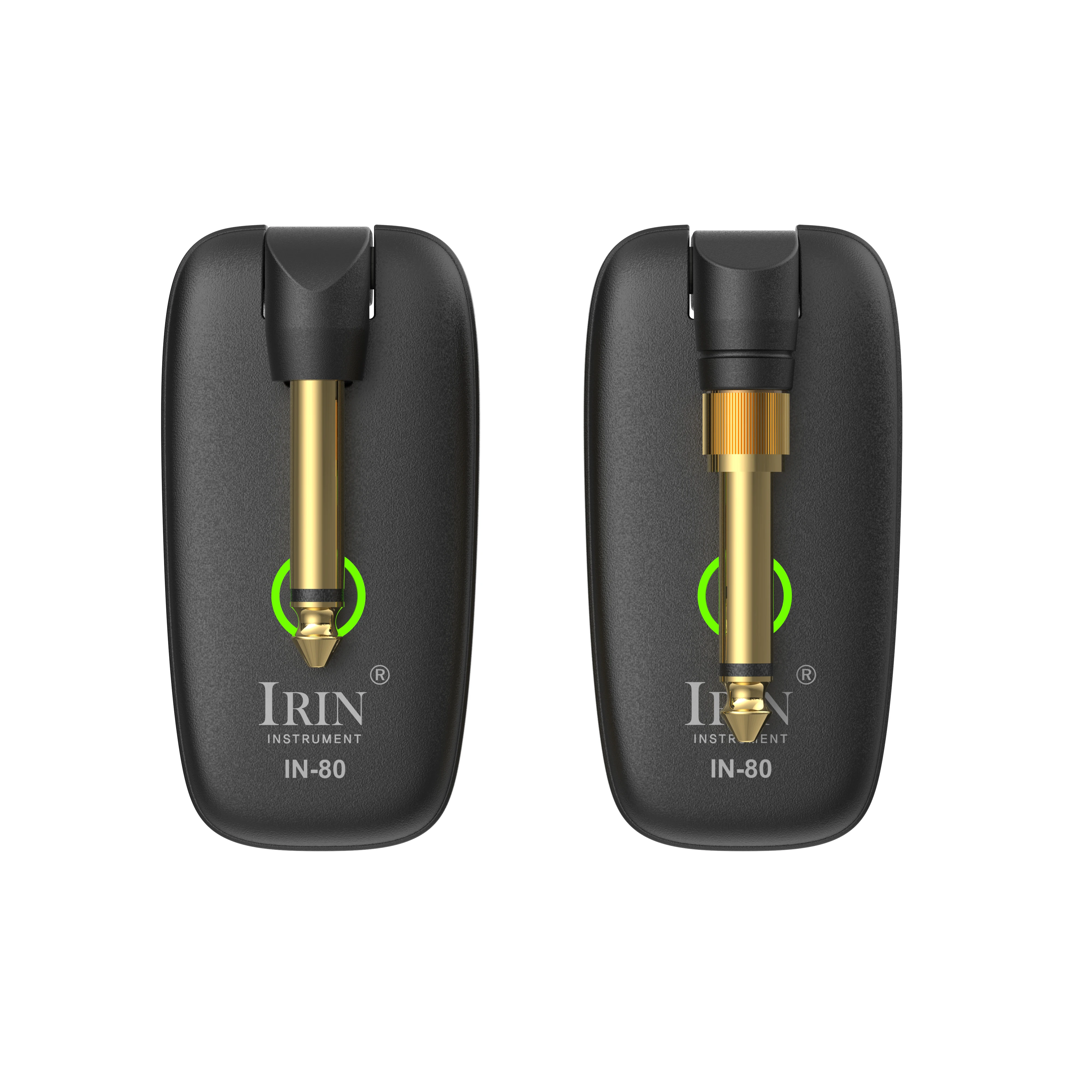 IRIN IN-80 Guitar Wireless System Transmitter Receiver Built-in Rechargeable Wireless Guitar Transmitter for Electric Guitar