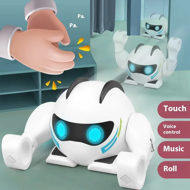 Dancing Robot Children Electric Dancing Toy Intelligent Touch Sensing Sound and Light Music Robot