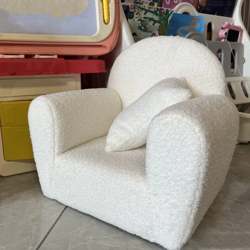 ساطع الوليد التصوير الدعائم خشبية صوف الضأن أريكة الطفل صور أريكة مقعد الطفل 0 إلى 1 سنة كرسي أطفال #2