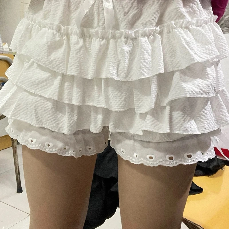 shorts-femininos-de-verao-com-renda-xadrez-cos-elastico-babados-em-camadas-estilo-kawaii-gotico-casual-calcoes-streetwear