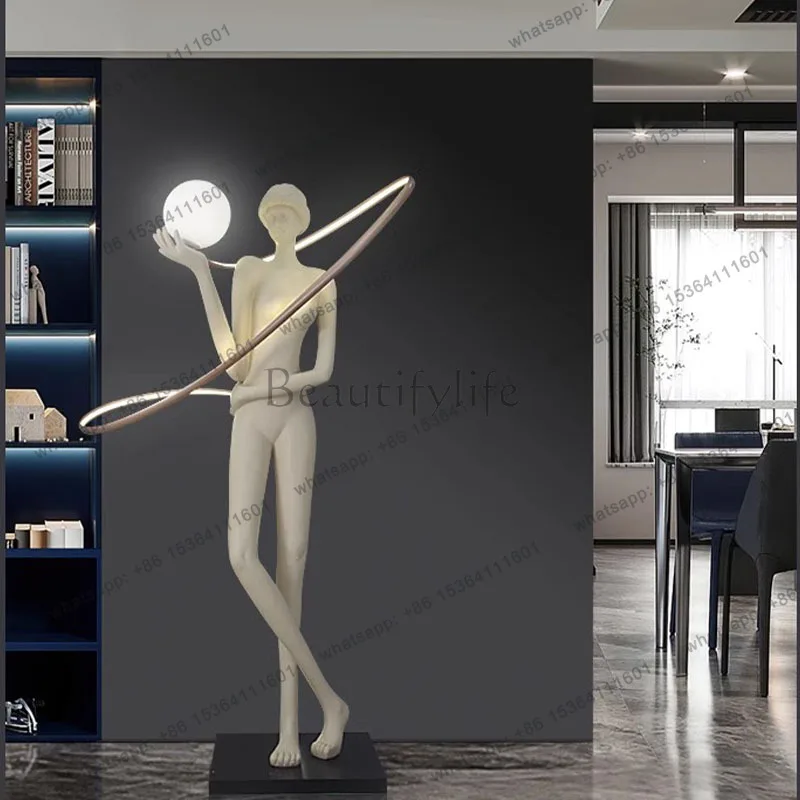 PJ modern art floor exercise sculpture floor decoration ornament