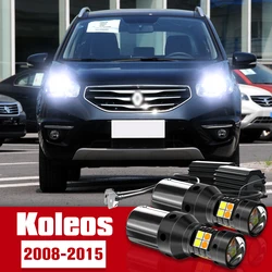 2pcs Dual Mode Turn Signal+Daytime Running Light Accessories LED DRL For Renault Koleos 2008-2015 2009 2010 2011 2012 2013 2014