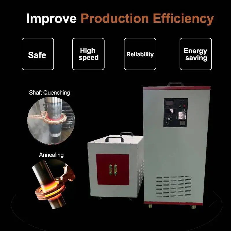 Metal Heating Equipment Chain Wheel Surface - Superaudio Frequency Hardening And Induction Quenching Machine