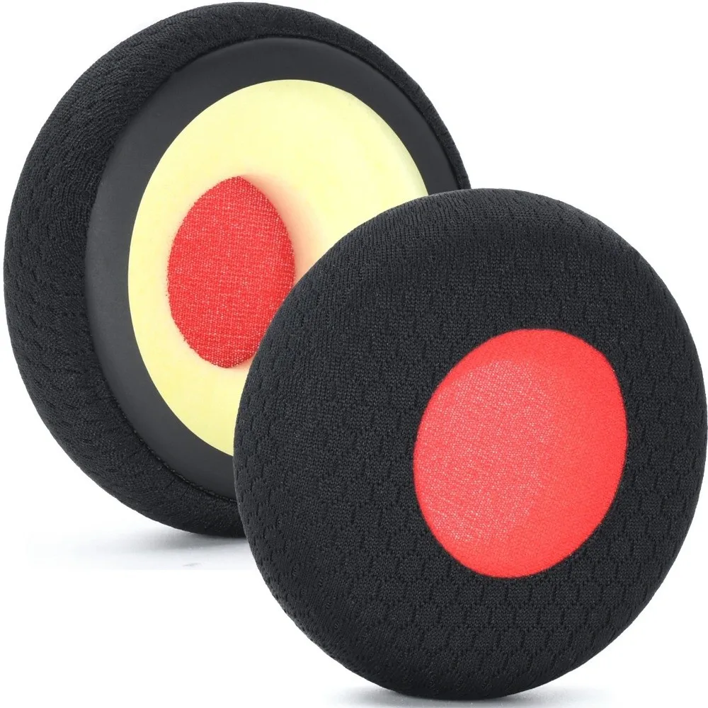 1 Pair Replacement Headphone Ear Pads Football Mesh Sponge Foam Earphone Cushions for Jabra Evolve 20 20se 30 30II 40 65 65+