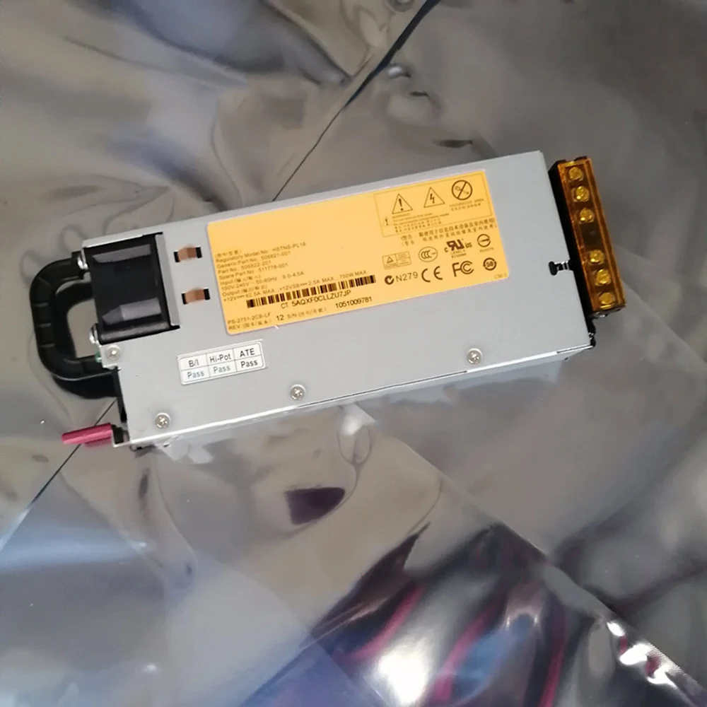 Durable For HP HSTNS-PL14 750W 12V 60A Server Power Supplies