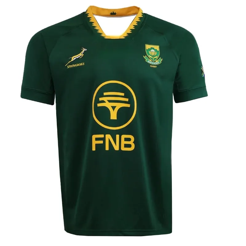 South Africa Springboks Rugby Jersey Kid/Adult Sports Shirt Springbok National Team Fan Casual Training Top Rugby Uniform