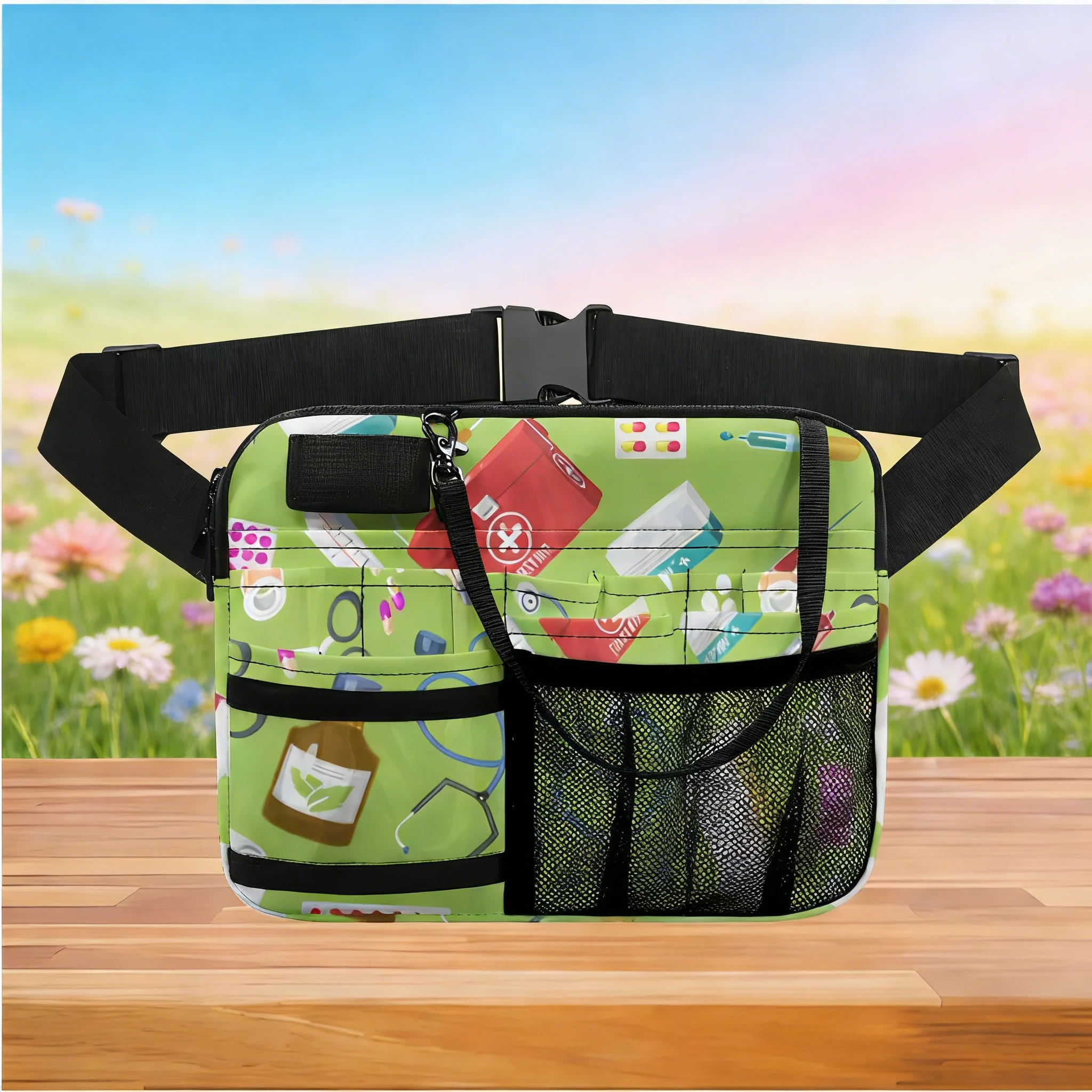 

Высоко оцененная поясная сумка для медсестер Rainbow Nurse Fanny Pack: прочный медицинский органайзер с отличными отзывами
