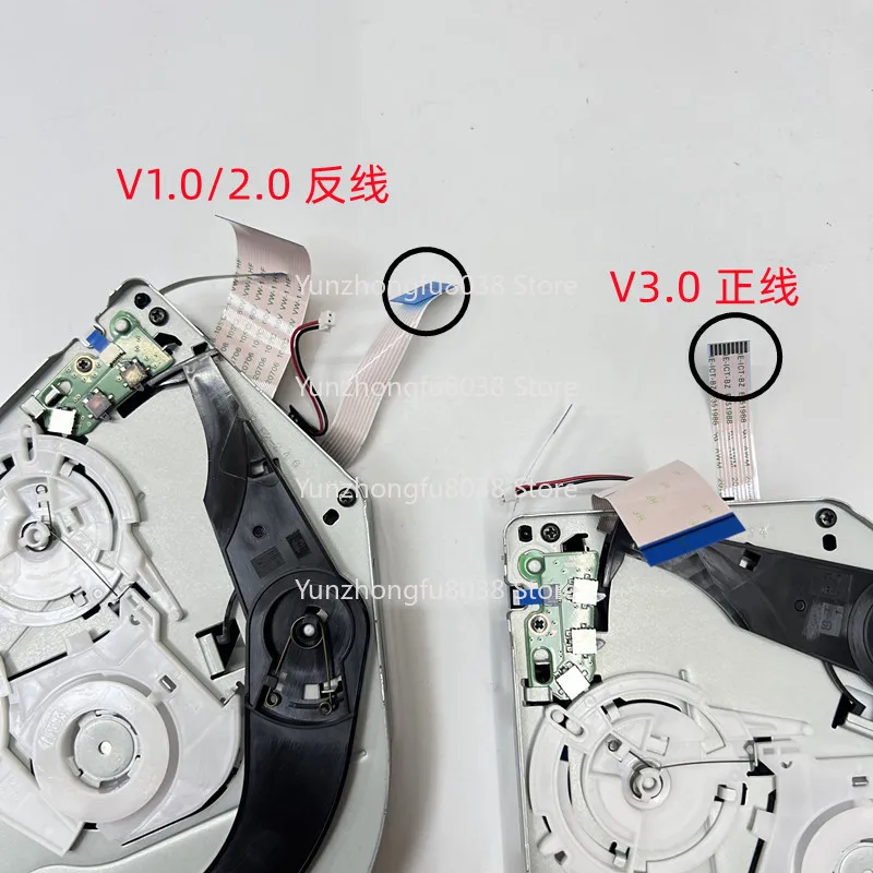 PS5 المضيف محرك الأقراص الضوئية V1.0 V2.0 V3.0 قراءة القرص البصري رئيس الأصلي المدمج في محرك الأقراص الضوئية الجمعية إصلاح أجزاء