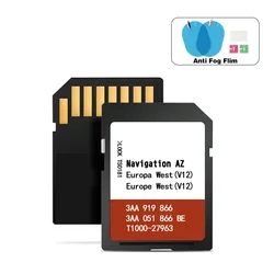 RNS315 SD V12 2020-2021 West Western Europe Card New Original Map GPS for Volkswagen