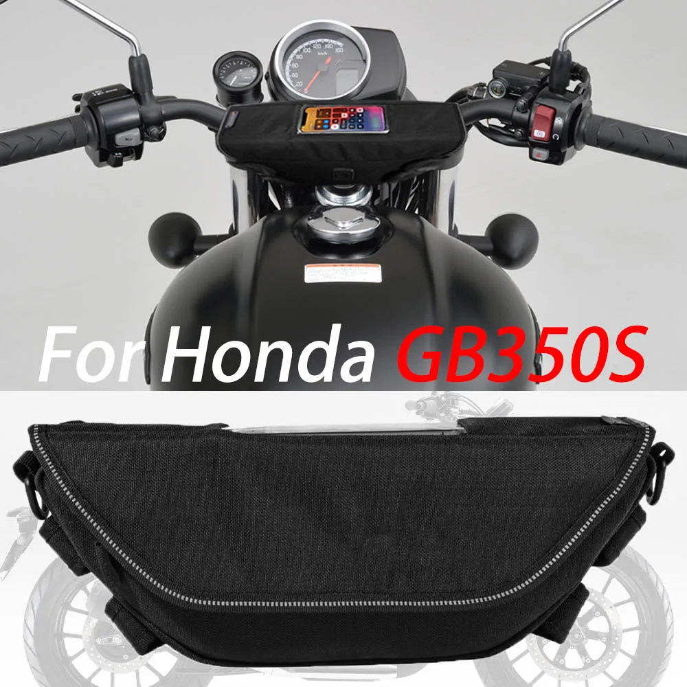 

For HONDA GB350S GB 350S Motorcycle accessory Waterproof And Dustproof Handlebar Storage Bag navigation bag