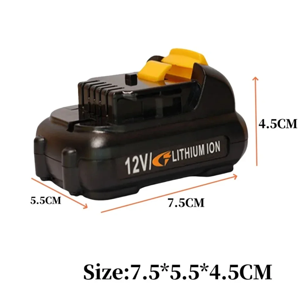 12V 3000/4000/5000mAh Battery for Dewalt DCB120 DCB127 DCB121 DCB100 DCB101 DCD700 Lithium-ion Rechargeable Tools Batteries