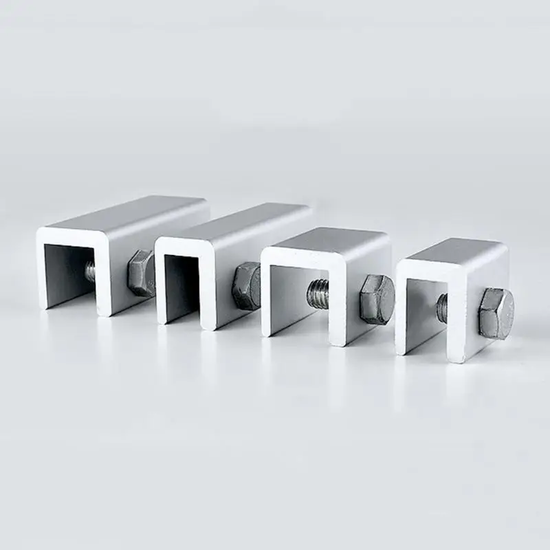 

652F Punch-free Sliding Window Locks Adjustable Security Locks Sliding Sash Stopper With for Key Move Window Safety Lock for