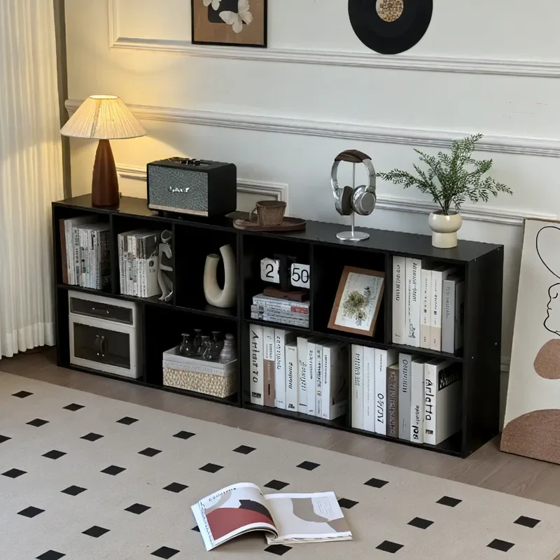 for Kalek Lattice Cabinet Free Combination Steel Shelf Living Room TV Cabinet Bookcase Bedroom Storage Cabinet