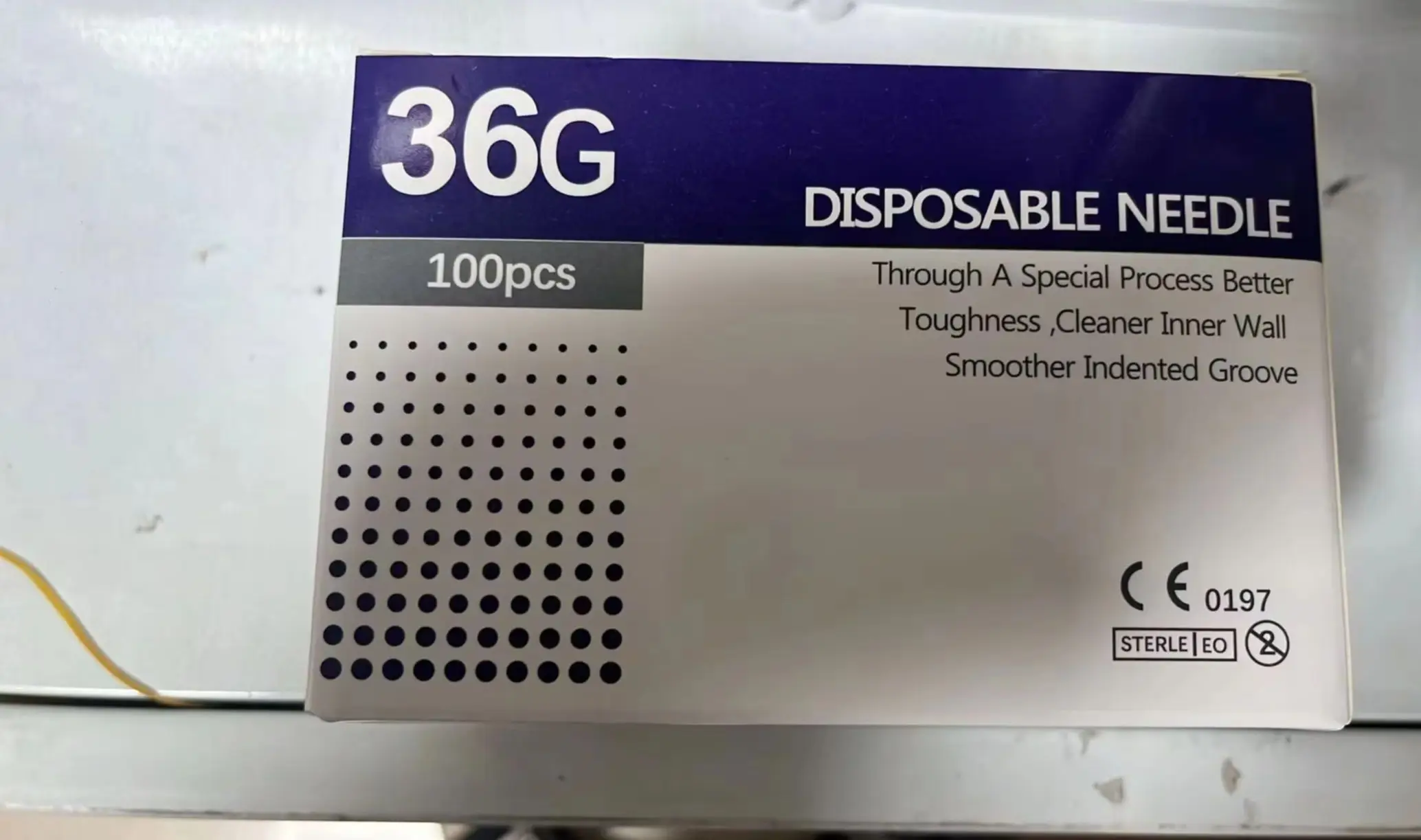 100PCS Superfine Small Painless Needles Set 36G-30G Sizes 4mm-38mm Precision Ultrafine Teeth & Eyelid Surgical Tools for Medical