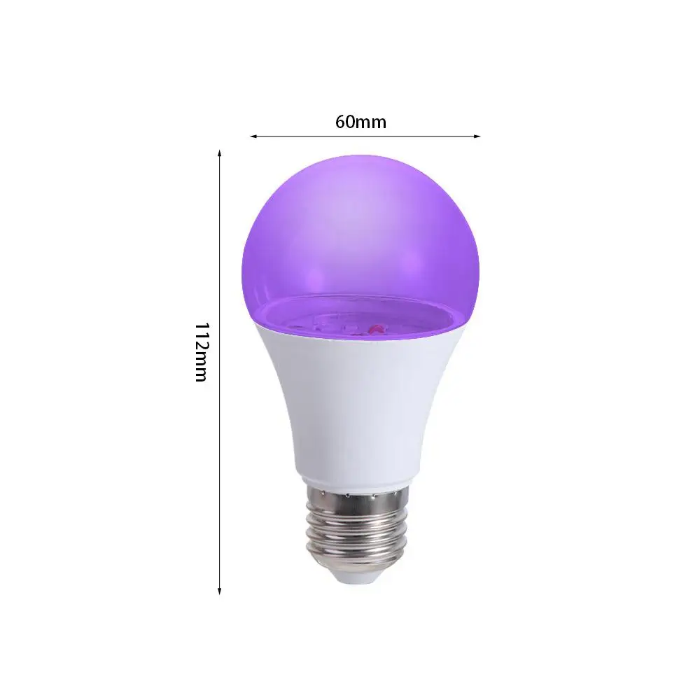 Blacklight Ultraviolette Lamp UV Paarse Lamp Sfeer E27 UV-lampen 10 W 360 Glow Paars Zwart Gloeilamp Bar decoratie