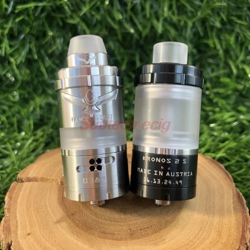 Ecig Vapor Giant VG Kronos 2S RTA Tank 23mm 4ml SS316 DL MTBL Vaping Top Filling Bottom Airflow Control Vaper Vape Atomizers atomizer tank