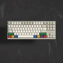 Crush80 keycaps conjunto pbt tampas de teclado de sublimação térmica personalizado cereja perfil chave bonés acessórios de teclado mecânico coreano