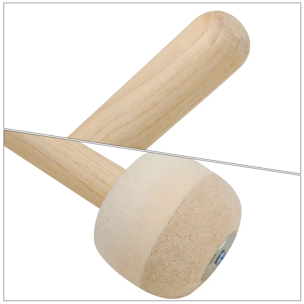 

Wooden Drumsticks Essential Percussion Instrument Mallet Collection with Handle Metal Snare