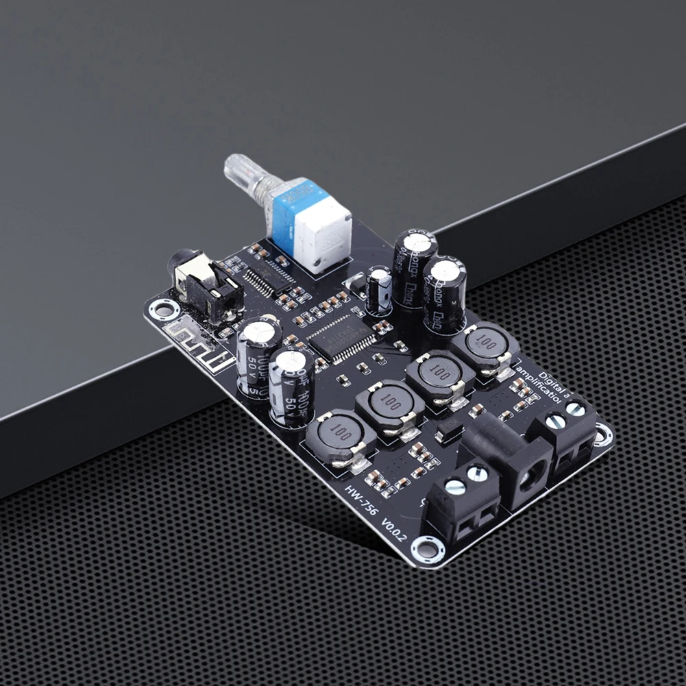 TPA3118D2 Dual Channel 2x50W High-Power Adjustable Audio Amplifier Board BT 5.0 Digital Audio Power Amplifier Board DC12-24V