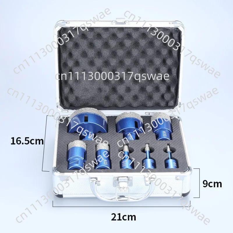 

8-Piece diamond drill, adapter ceramic tool set