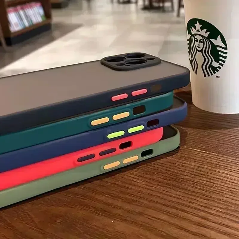 Capa para iPhone, Armadura de Luxo, Capa Macia, 13, 11 Pro Max, 12 Mini, XR, XS, X, 7, 8, 14 Plus, 6 S, SE 2, 3