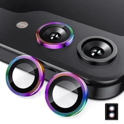Metal Camera Lens Protector For Samsung Galaxy Z Flip 7 6 5 4 Anti Scratch 9H Tempered Glass Metal Ring For Galaxy Z Flip7