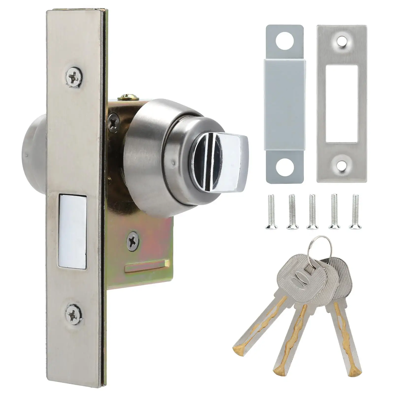 

Aluminum Alloy Silent Anti Theft Sliding Door Lock Bolt for Apartment Security