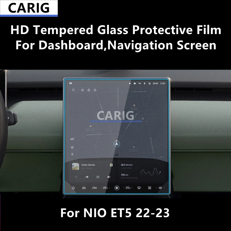 

For NIO ET5 22-23 Dashboard,Navigation Screen HD Tempered Glass Protective Film Anti-scratch Accessories Refit