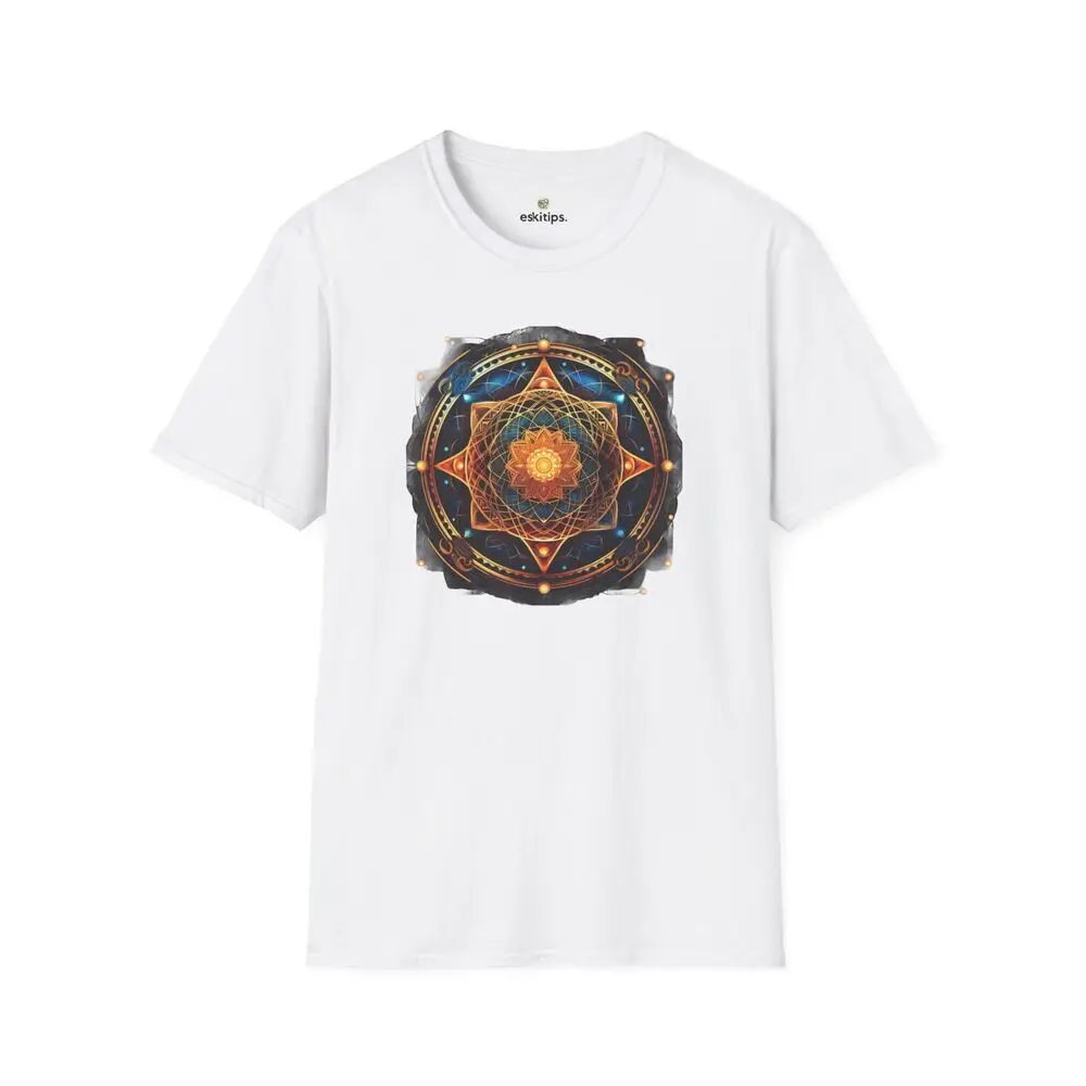 Mandala Chakra Art T-Shirt Unisex T-shirts For Men Women Summer Tees Cotton Luxury Brand Vintage Oversized