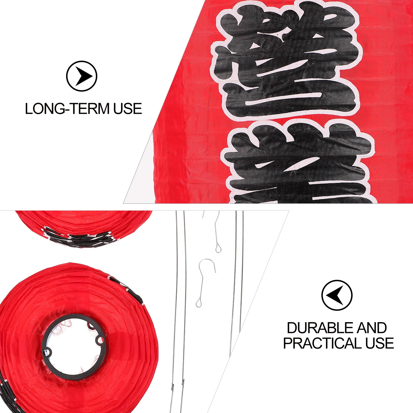 

1Set Waterproof Japanese Style Hanging Lantern Red Outdoor Decorative Lantern for Sushi Sushi Shop Decor