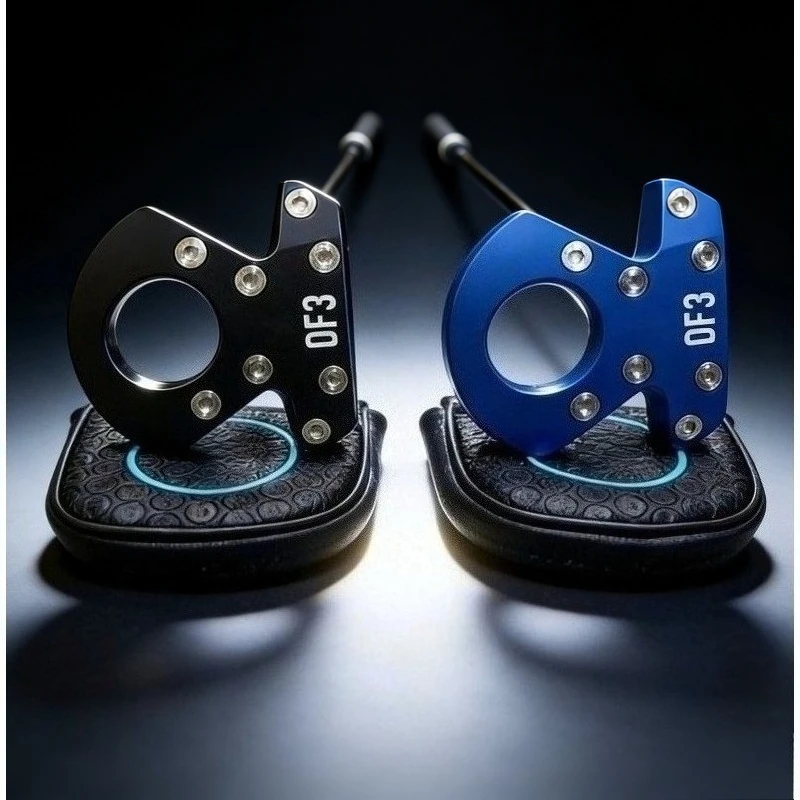 Putter de Golfe DF3 para Canhotos, Zero Torque, Baixo Equilíbrio, Eixo de Aço Preto, 33 34 35 36 Polegadas